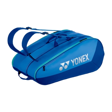 Torba na rakiety Yonex Team (Schlägertasche, 3 główne komory, komora na buty) 2025 niebieska 12 sztuk